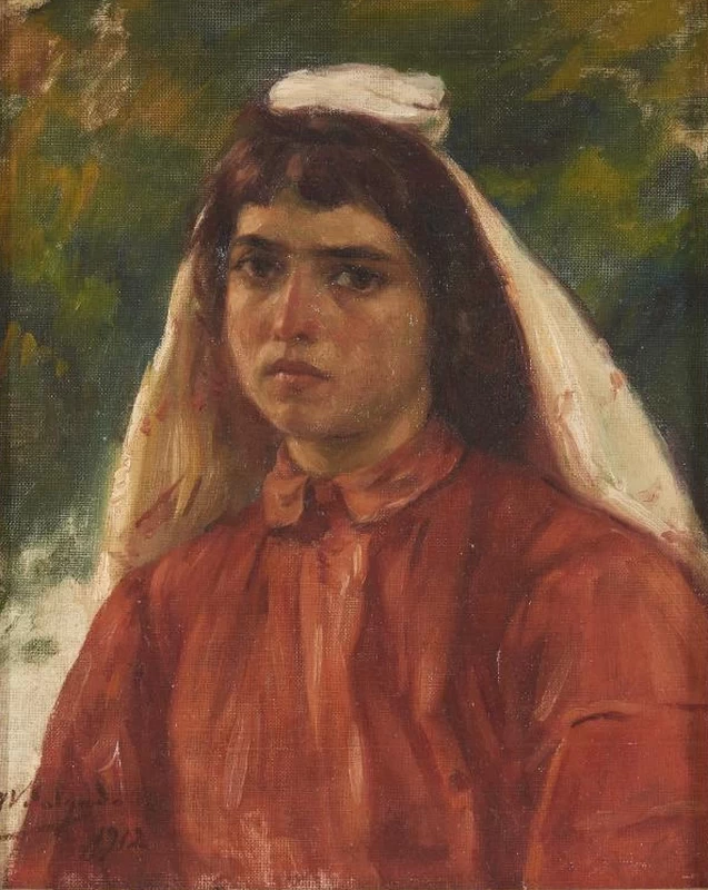 Veloso Salgado - Ritratto di una Pescivendola